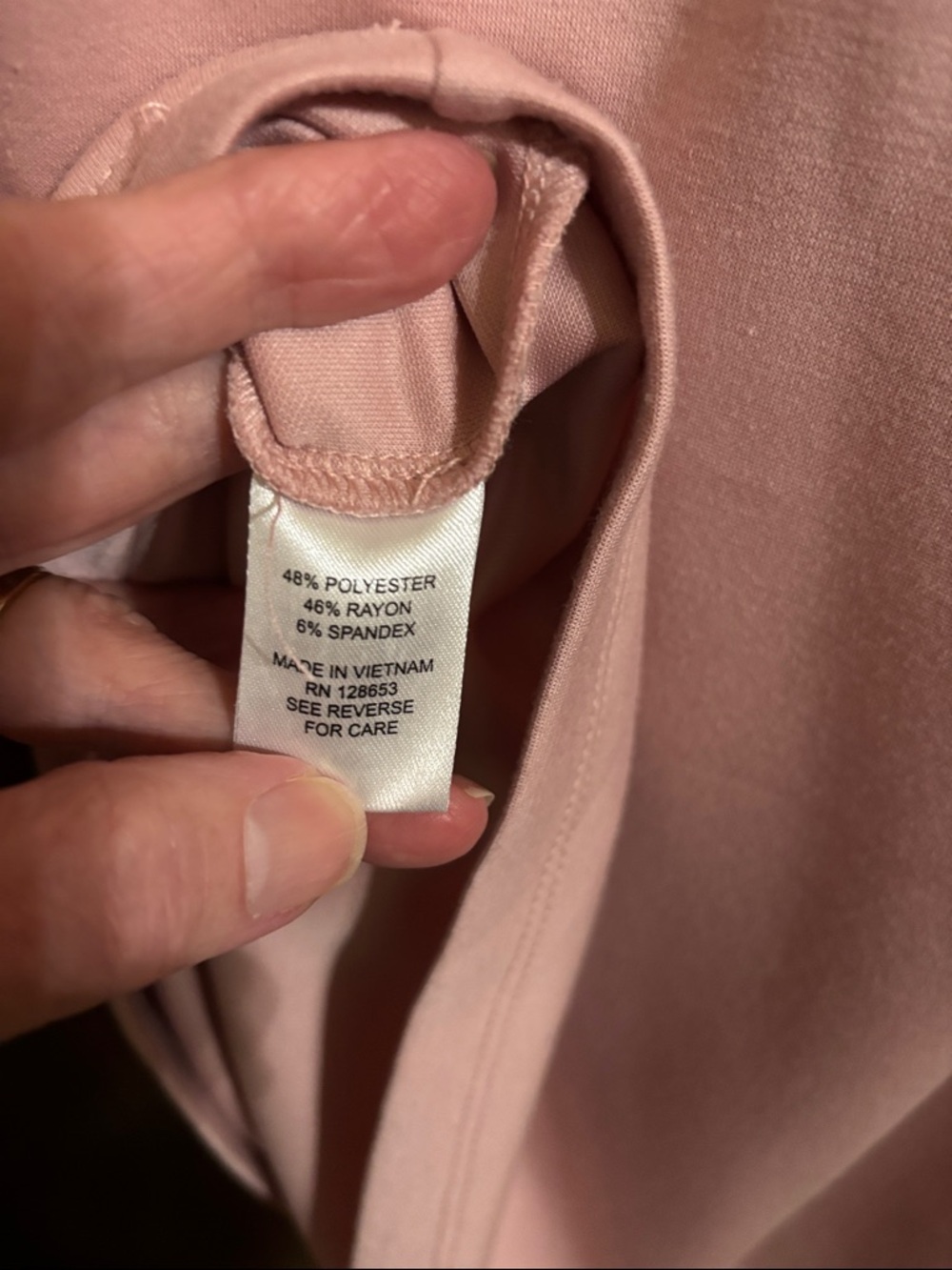Nicole Miller Blush Pink Side-Tie Mini Dress - Picture 6 of 6